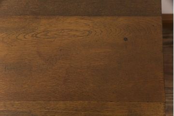 リメイク家具　ナラ材　懐かしさ感じる木味が魅力的なセンターテーブル(ローテーブル、リビングテーブル、作業台)(1)