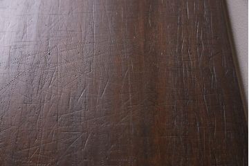 古材リメイク　朴の木　ジャンクスタイルにおすすめな味わい深い風合いの鉄脚テーブル(コーヒーテーブル)