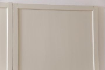 ペイント家具　無垢材　レトロなペイントカラーが魅力の板戸(引き戸、建具)4枚セット