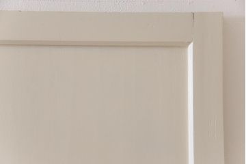 ペイント家具　無垢材　レトロなペイントカラーが魅力の板戸(引き戸、建具)4枚セット
