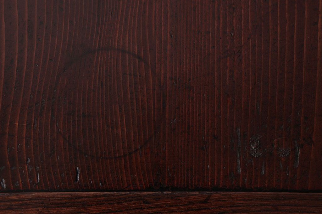 アンティーク家具　和製アンティーク　明治期　前面ケヤキ材　重厚な趣が魅力の松本帳場箪笥(チェスト、引き出し)