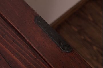 アンティーク家具　和製アンティーク　明治期　前面ケヤキ材　重厚な趣が魅力の松本帳場箪笥(チェスト、引き出し)