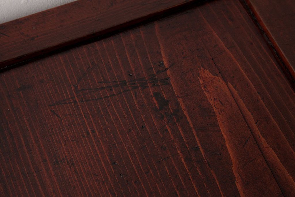 アンティーク家具　和製アンティーク　明治期　前面ケヤキ材　重厚な趣が魅力の松本帳場箪笥(チェスト、引き出し)
