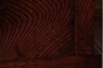 アンティーク家具　和製アンティーク　明治期　前面ケヤキ材　重厚な趣が魅力の松本帳場箪笥(チェスト、引き出し)