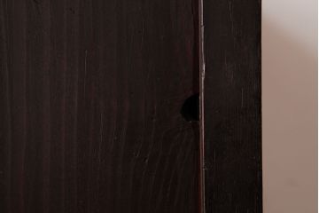 アンティーク家具　和製アンティーク　明治期　前面ケヤキ材　重厚な趣が魅力の松本帳場箪笥(チェスト、引き出し)