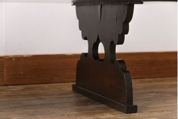 アンティーク家具　和製アンティーク　使い込まれた木の質感が味わい深い座机(文机、ローテーブル、飾り台)