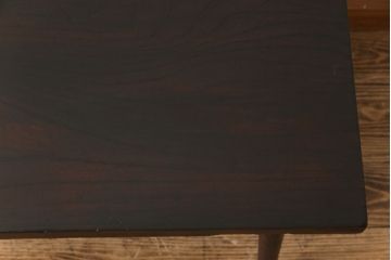昭和中期　天板ケヤキ一枚板　古材の味わい深い風合いが魅力のリメイクセンターテーブル(リビングテーブル)