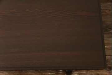 レトロ家具　昭和レトロ　栓材　シックな脚の形が和モダンな文机(座机、ローテーブル)