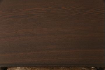 レトロ家具　昭和レトロ　栓材　シックな脚の形が和モダンな文机(座机、ローテーブル)
