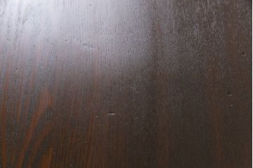 レトロ家具　昭和レトロ　栓材　シックな脚の形が和モダンな文机(座机、ローテーブル)