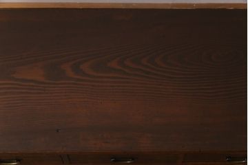 アンティーク家具　和製アンティーク　ヒノキ材の味わい豊かな文机(座机、ローテーブル)