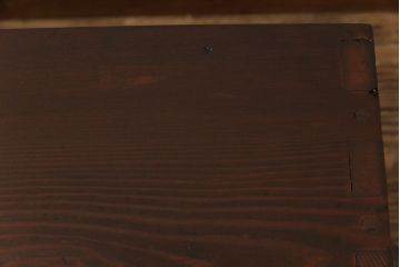 アンティーク家具　和製アンティーク　ヒノキ材の味わい豊かな文机(座机、ローテーブル)