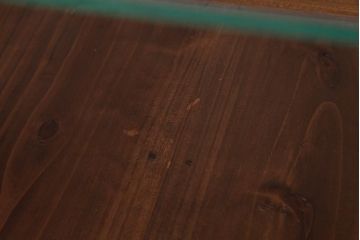 アンティーク家具　昭和初期　ケヤキ材　シンプルながらも高級感漂うロータイプのガラスケース(ショーケース、店舗什器)