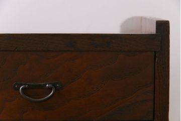 アンティーク家具　和製アンティーク　総栗材　品のある佇まいが魅力の文机(座卓、ローテーブル)