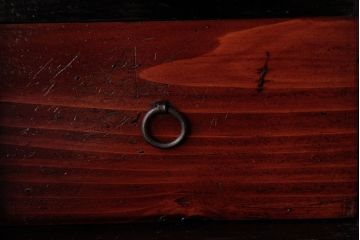 アンティーク家具　和製アンティーク　木地呂塗り　漆の光沢が美しい仙台小箪笥(時代箪笥、和タンス)