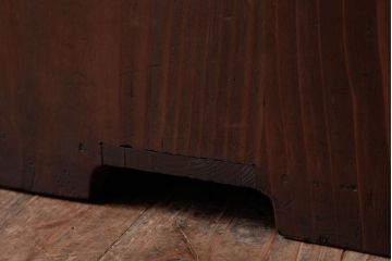 アンティーク家具　和製アンティーク　木地呂塗り　漆の光沢が美しい仙台小箪笥(時代箪笥、和タンス)
