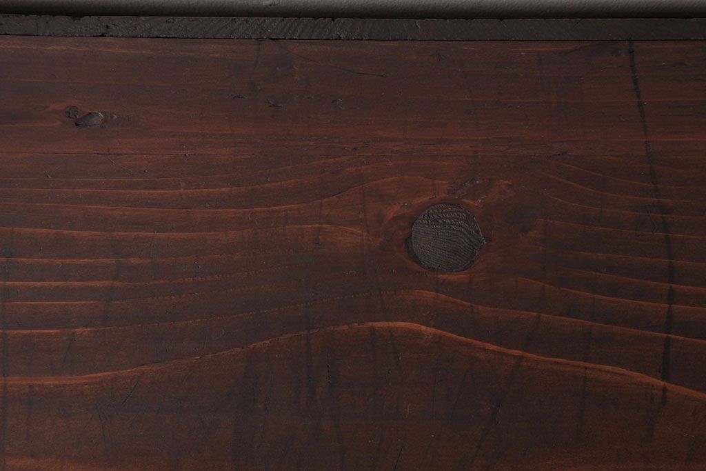 アンティーク家具　和製アンティーク　木地呂塗り　漆の光沢が美しい仙台小箪笥(時代箪笥、和タンス)