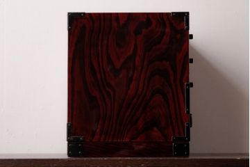 中古美品　門間箪笥店(門間屋)　仙台箪笥　木地呂塗り　弐番　小箪笥(小引き出し)(定価約19万4千円)