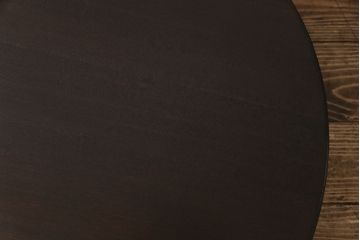 レトロ家具　昭和レトロ　渋みのある懐かしい雰囲気の丸ちゃぶ台(座卓、ローテーブル)