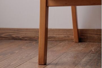 ヴィンテージ家具　北欧ビンテージ　ビーチ材　明るい木色が柔らかな雰囲気の1人掛けソファ(アームチェア)(1)