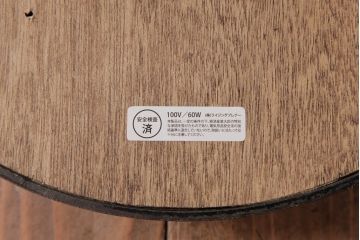 和製アンティーク　大正期　すりガラスに施されたカットが上品な天井ライト(カバー、天井照明)