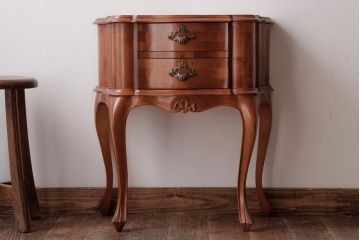 中古　イタリア　cav.a.brogiato　高級感あふれるナイトテーブル(コンソールテーブル、サイドテーブル)