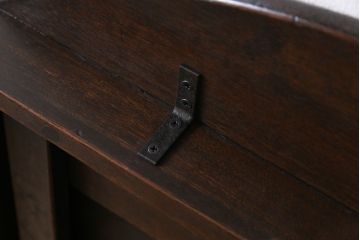 レトロ家具　昭和レトロ　栓材　大振り　渋さのある懐かしい雰囲気の丸ちゃぶ台(座卓、ローテーブル)