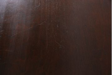 中古　北海道民芸家具　絶版品　モダンな雰囲気漂うシックなサイドボード(リビングボード、収納棚)