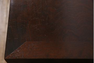 中古　北海道民芸家具　絶版品　モダンな雰囲気漂うシックなサイドボード(リビングボード、収納棚)