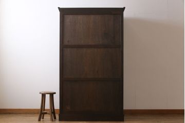 中古美品　松本民芸家具　#501型洋服タンス(ワードローブ、衣装箪笥、収納棚)(定価約40万円)(1)