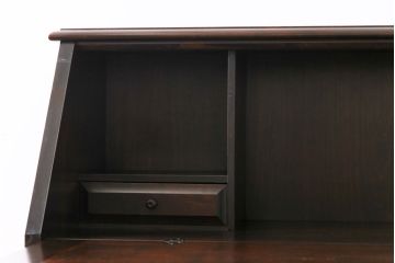 中古　北海道民芸家具　絶版品!シックなライティングビューロー(デスク、机)&チェア(イス)セット