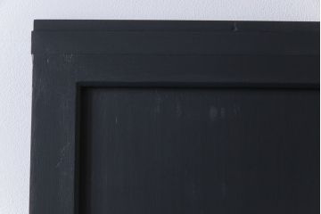 ペイント建具　ラフジュ工房オリジナルガラス　色ガラス入り　モダンな雰囲気がお洒落な板戸2枚セット(建具、引き戸、ガラス戸)