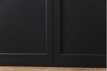 ペイント建具　ラフジュ工房オリジナルガラス　色ガラス入り　モダンな雰囲気がお洒落な板戸2枚セット(建具、引き戸、ガラス戸)
