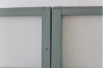 ペイント建具　淡い色合いと2種のガラスがおしゃれなガラス戸4枚セット(引き戸、建具)