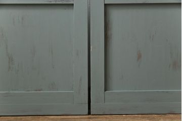 ペイント建具　淡い色合いと2種のガラスがおしゃれなガラス戸4枚セット(引き戸、建具)