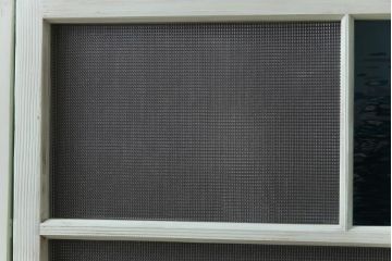 ペイント　色ガラス　爽やかな色合わせが目を惹くガラス窓(サッシ、引き戸、仕切り戸、建具)4枚組