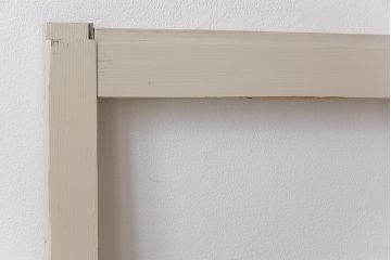 ペイント　色ガラス　レトロ感のある色合わせが魅力のガラス窓(サッシ、引き戸、仕切り戸、建具)2枚組