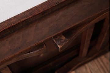 アンティーク雑貨　昭和レトロ　栓材　素朴さと味のある風合いが魅力の豆ちゃぶ台(ローテーブル、花台)