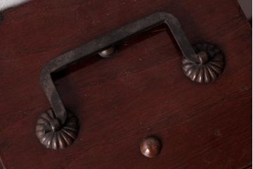 アンティーク雑貨　古民具・骨董　外箱ケヤキ材　和モダンな雰囲気漂う小物収納にぴったりな野弁当箱(遊山箱)