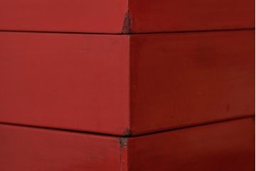 アンティーク雑貨　古民具・骨董　外箱ケヤキ材　和モダンな雰囲気漂う小物収納にぴったりな野弁当箱(遊山箱)