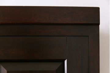 中古　松本民芸家具　シックな雰囲気が魅力的なワードローブ(チェスト、衣装箪笥)(定価約73万円)(2)