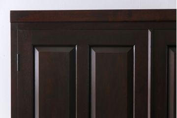 中古　松本民芸家具　シックな雰囲気が魅力的なワードローブ(チェスト、衣装箪笥)(定価約73万円)(2)
