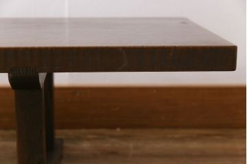 アンティーク家具　古民具・骨董　朴の木　味わい深い木の質感が魅力の裁ち板(作業台、ローテーブル)