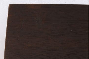 レトロ家具　昭和レトロ　古材一枚板　古い木の質感が味わい深い鉄脚テーブル(コンソールテーブル、作業台)