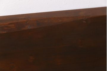 アンティーク雑貨　明治大正期　朴の木(ホオノキ)　古材ならではの質感が味のある一枚板(古材、材料)