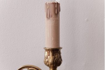 アンティーク雑貨　フランスビンテージ　アンティークテイストが高まるキャンドル型ライト(テーブルランプ、卓上照明)