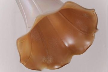 アンティーク雑貨　マツヤマ工芸　ブロンズ　上品な雰囲気のリリーランプ(スタンドライト、テーブルランプ、卓上照明)