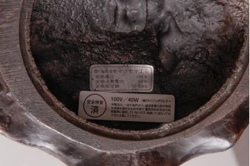 アンティーク雑貨　マツヤマ工芸　ブロンズ　上品な雰囲気のリリーランプ(スタンドライト、テーブルランプ、卓上照明)