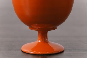 和製アンティーク　大正昭和初期　金魚の図　木製蒔絵盃(漆器、杯、和食器)3客セット