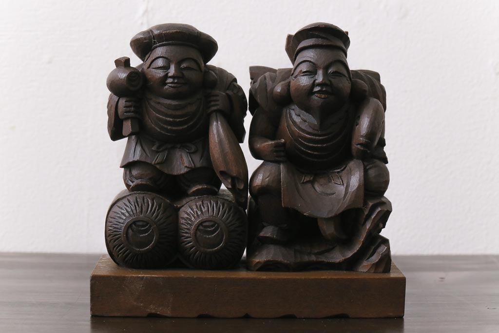 大黒様　美術品 金属製 大黒様 置物 10cm - 「宝の森」昭和レトロ雑貨